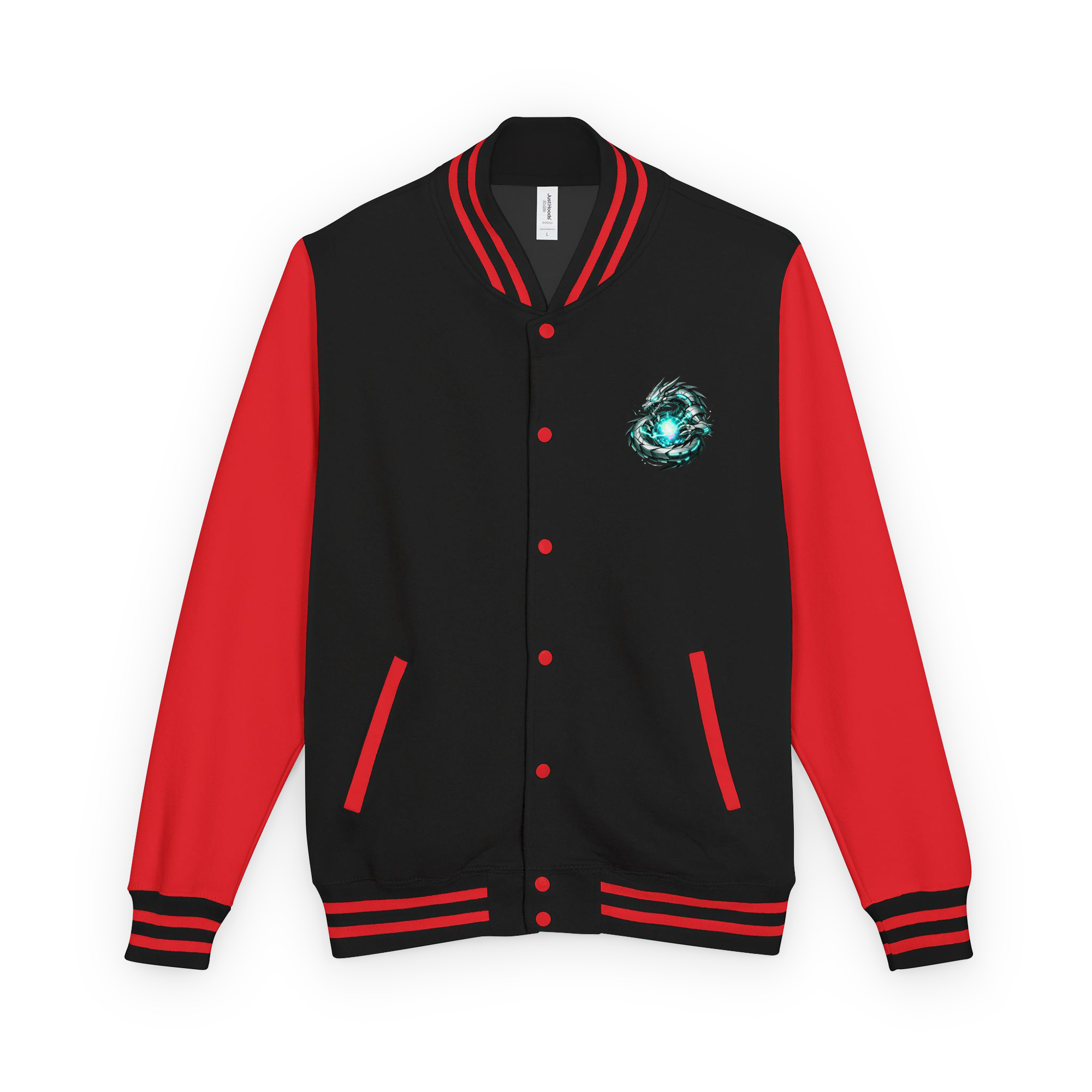 Heavyweight letterman jacket