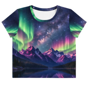 all over print crop tee