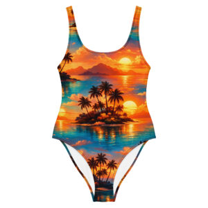 one piece island swimsuit