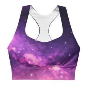 recycled longline sports bra