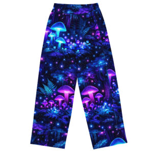 all over print unisex wide leg pants