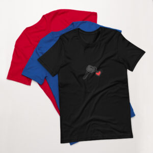 unisex t shirt key style
