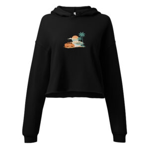 island crop hoodie