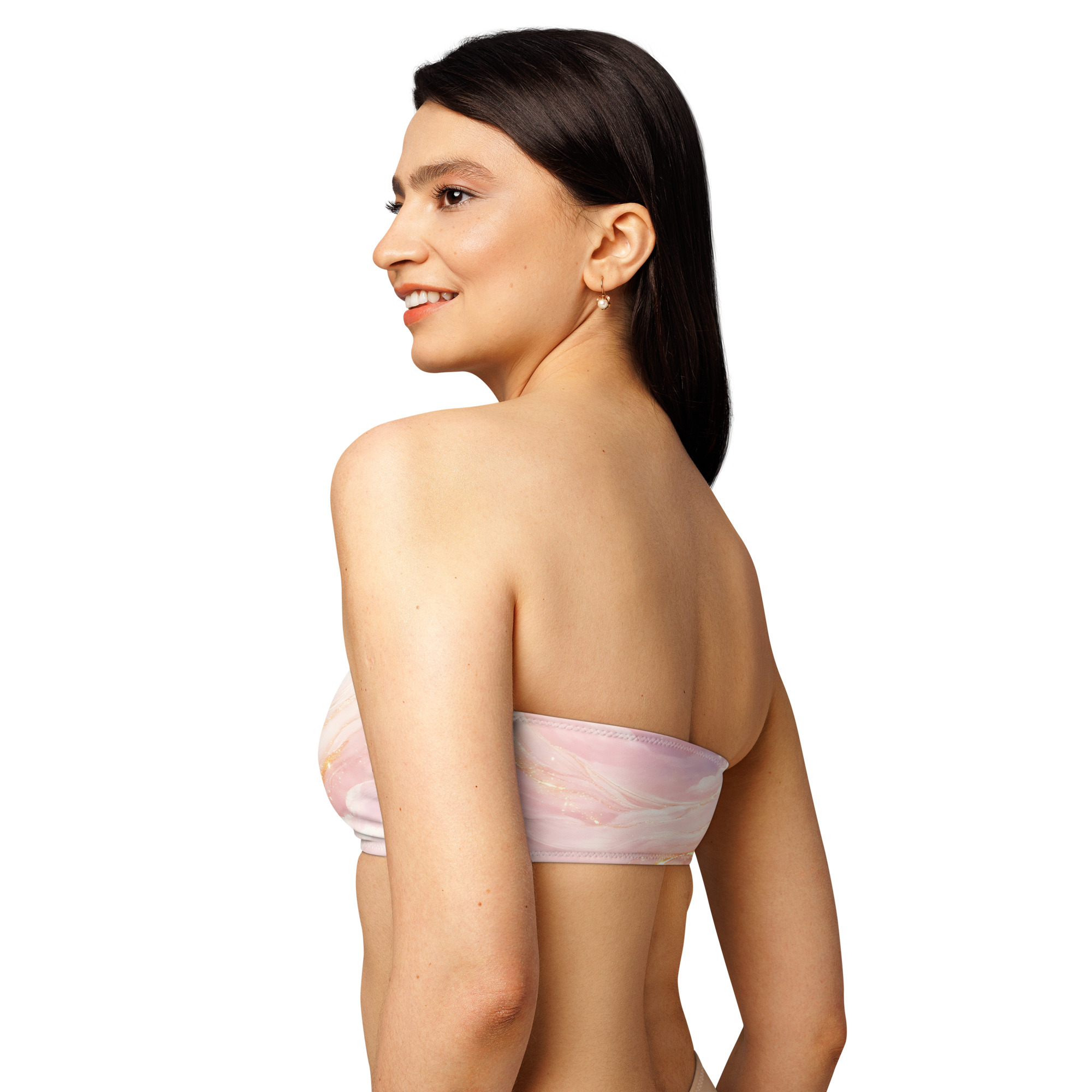 recycled bandeau bikini top recycled bandeau bikini top