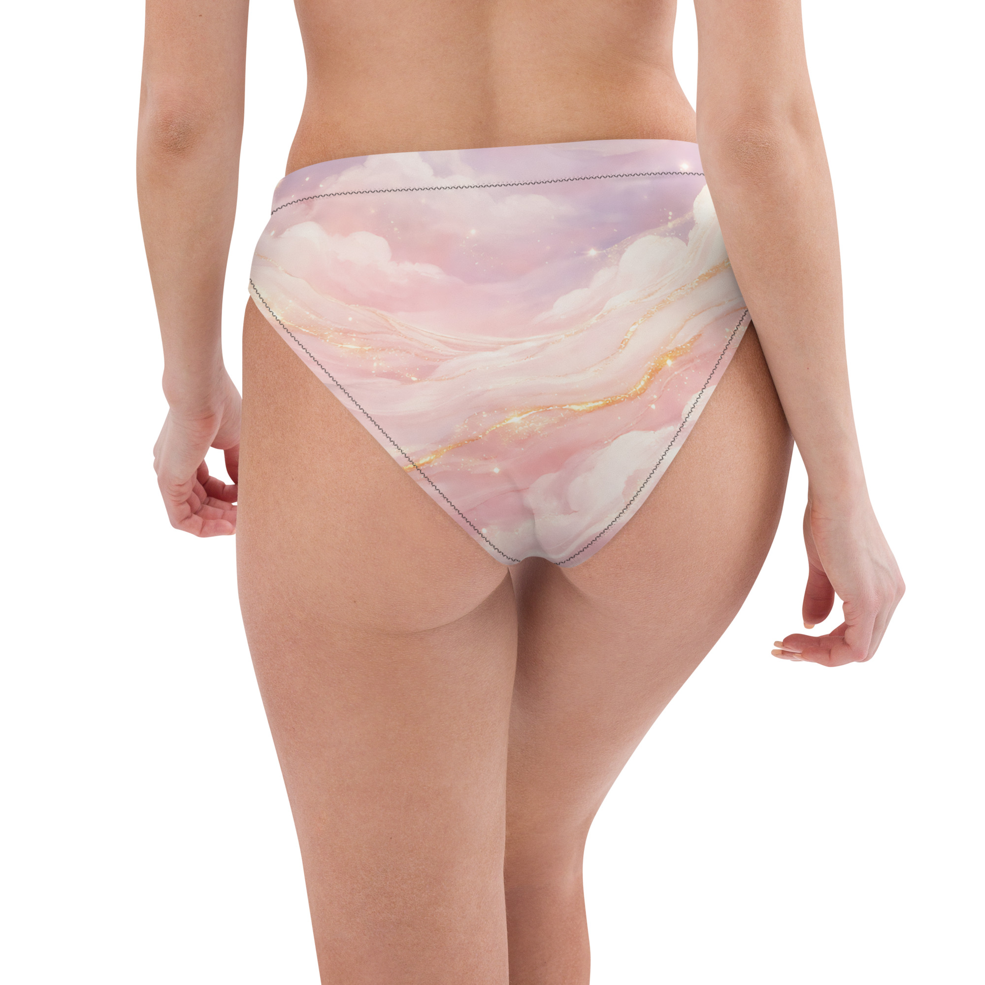 recycled high waisted bikini bottom recycled high waisted bikini bottom