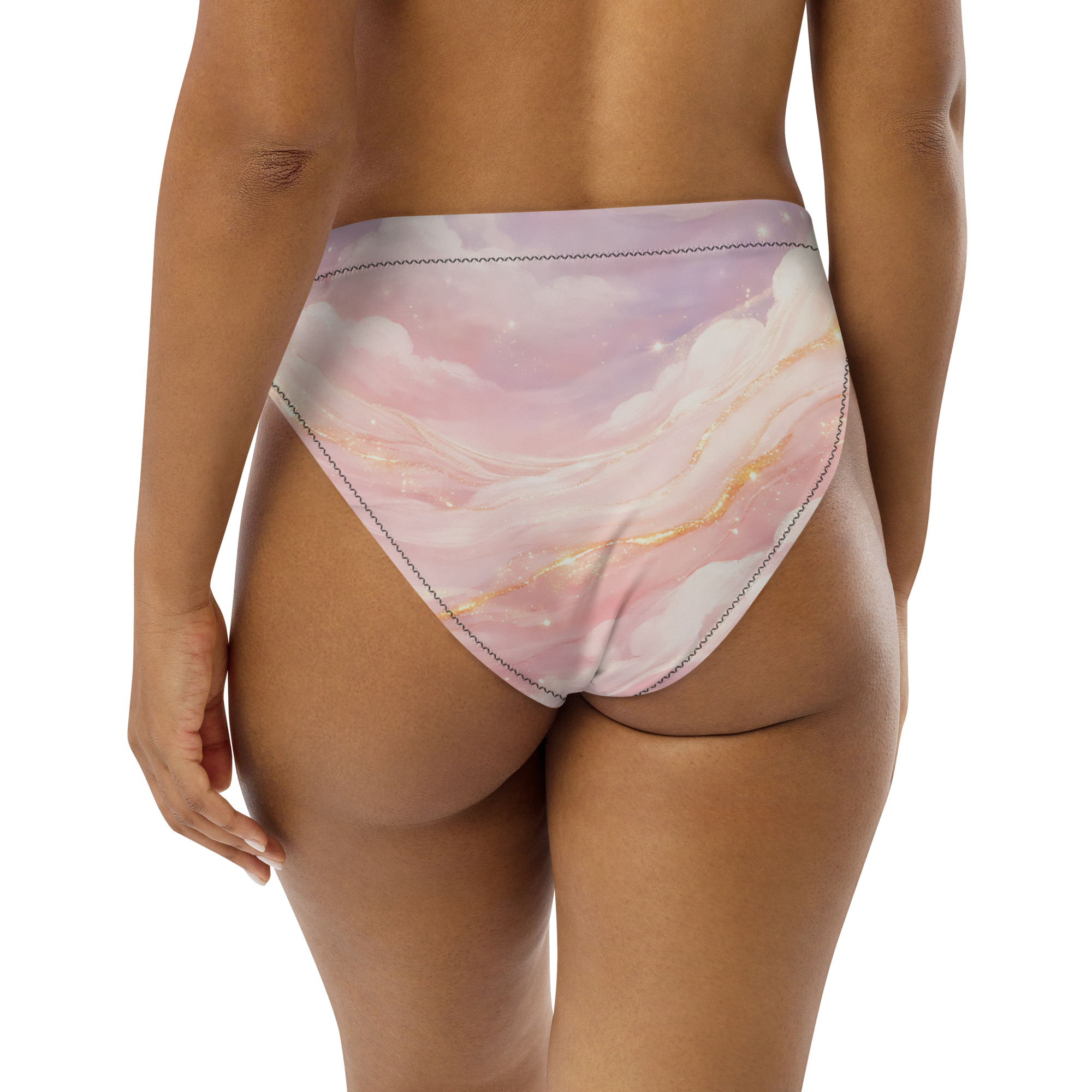 recycled high waisted bikini bottom recycled high waisted bikini bottom