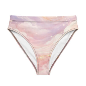 recycled high waisted bikini bottom