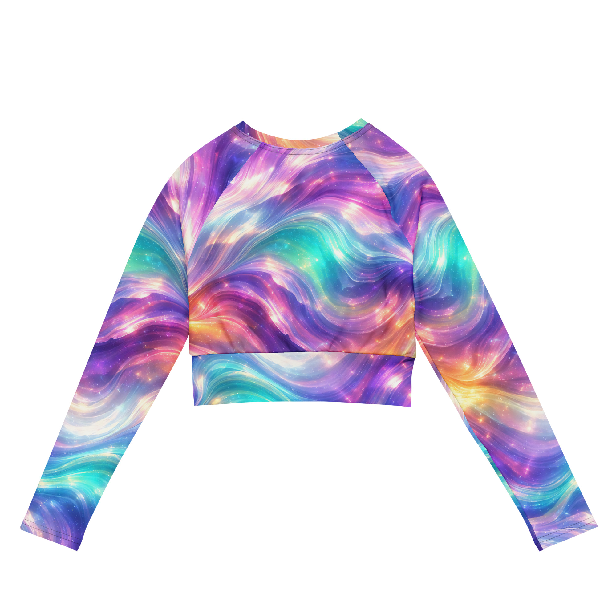 recycled long sleeve crop top recycled long sleeve crop top