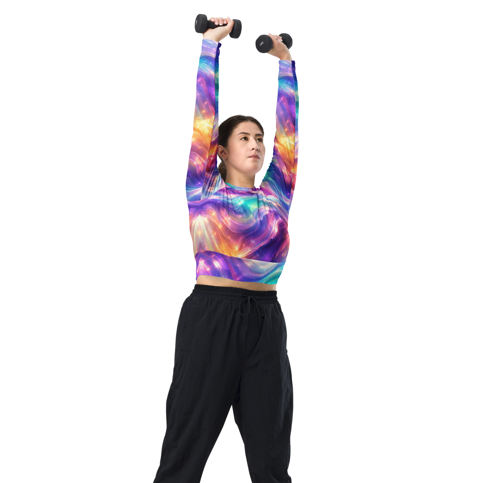 recycled long sleeve crop top recycled long sleeve crop top