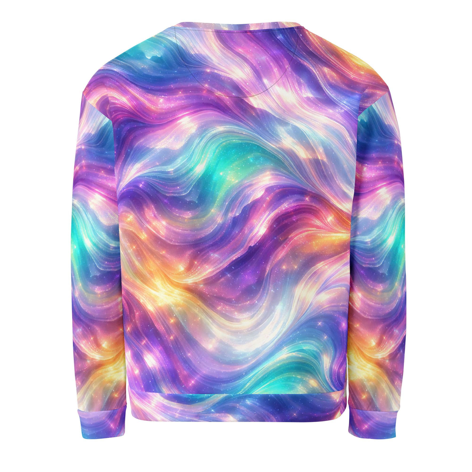 unisex sweatshirt shiny waves unisex sweatshirt shiny waves