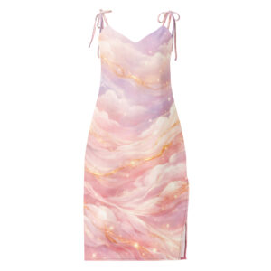 tie strap midi dress
