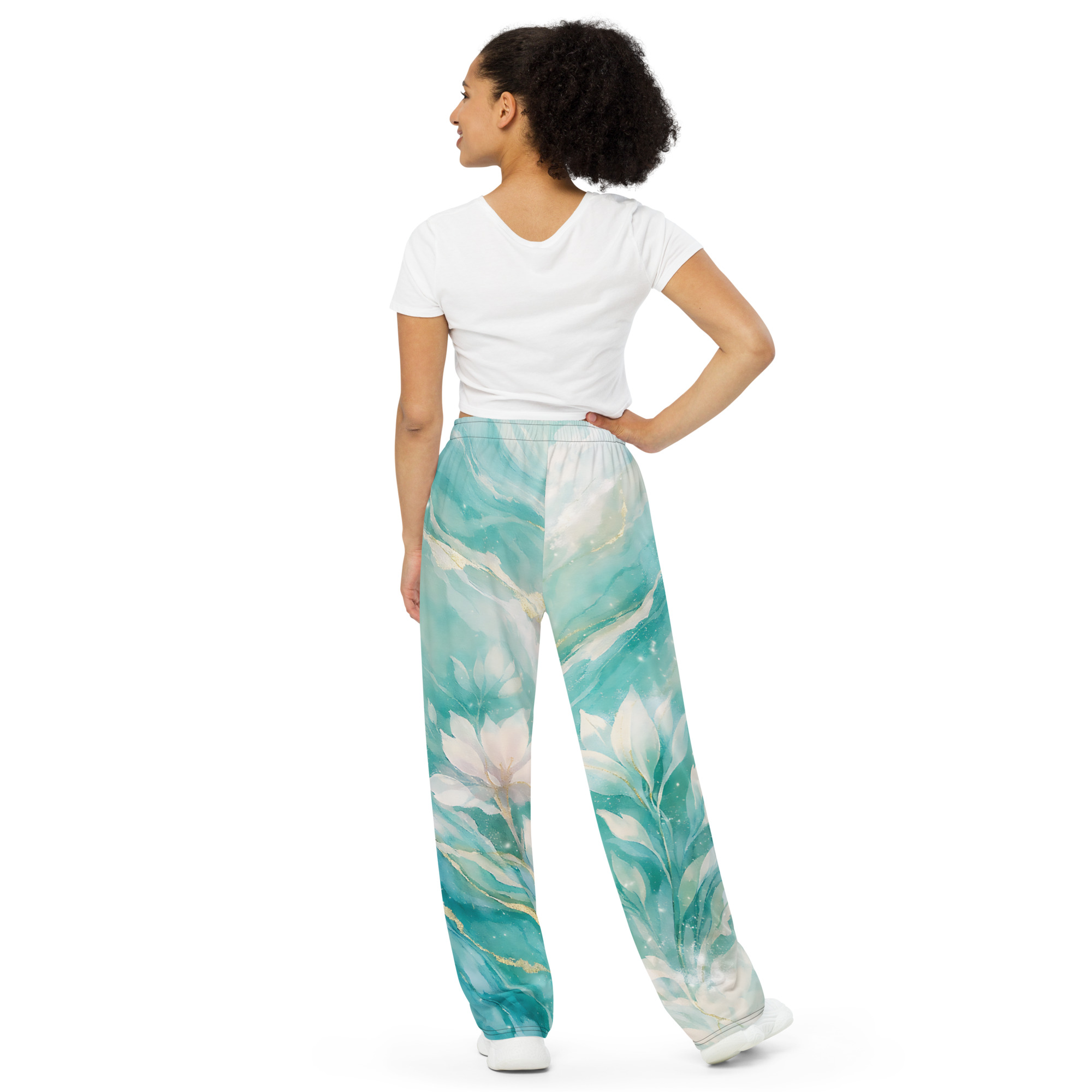 all over print unisex wide leg pants all over print unisex wide leg pants