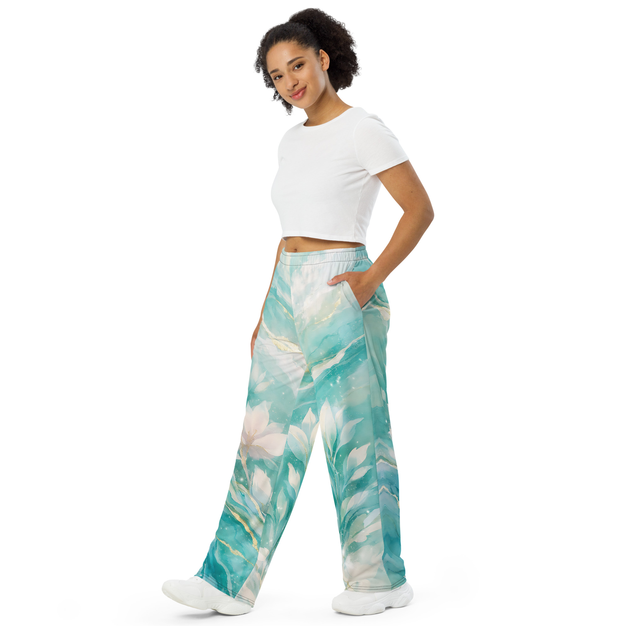 all over print unisex wide leg pants all over print unisex wide leg pants