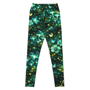 light mashroom yoga leggings